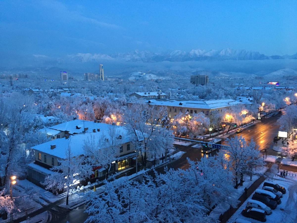 "Картина Горных Вершин" Квартира- "Mountain View" Apartment Almaty Eksteriør bilde